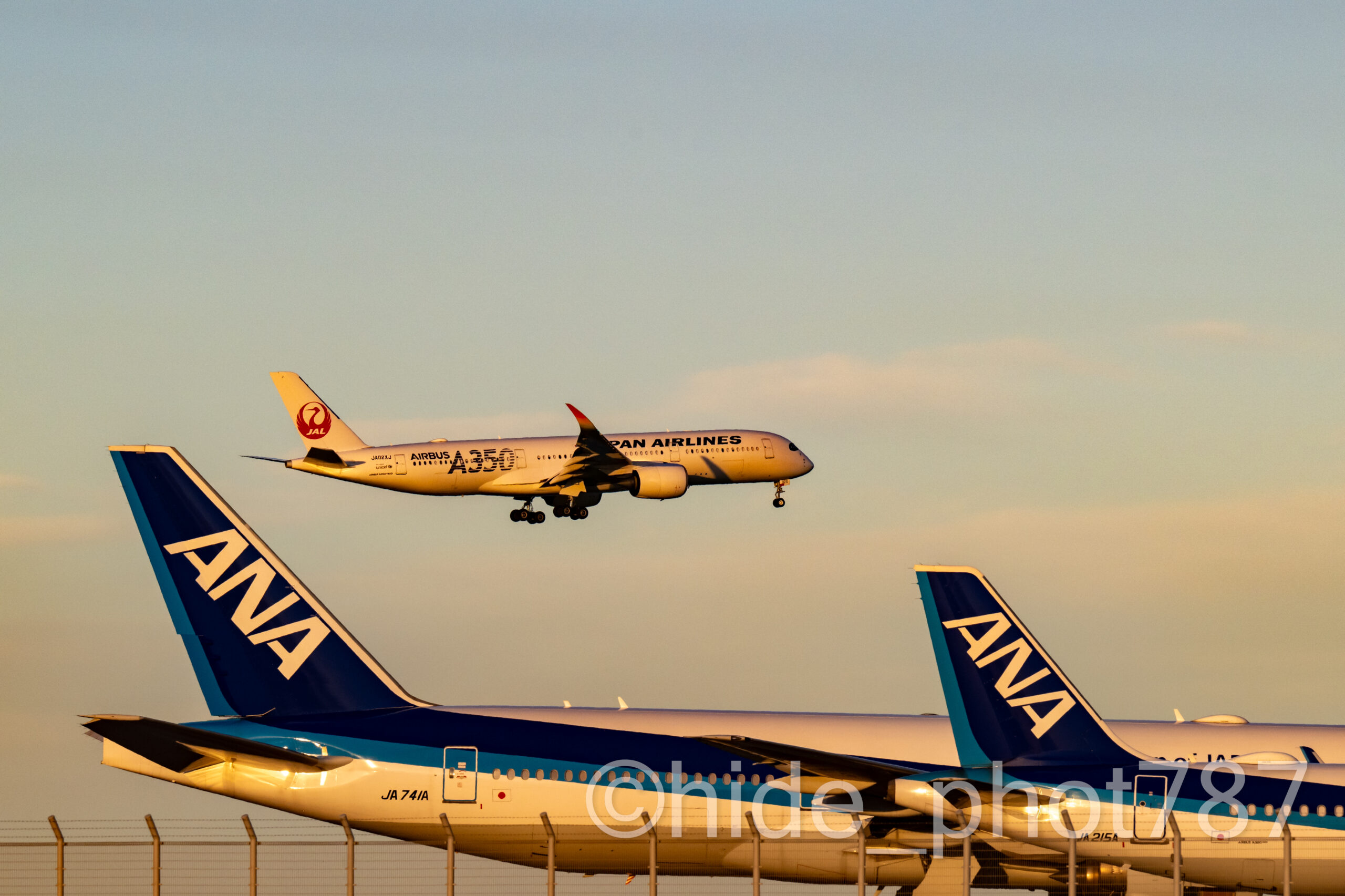 【TEST】JAL＋ANA A350-900 JA02XJ